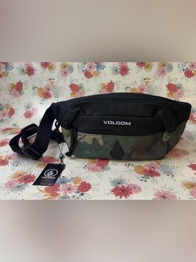 Volcom Black and Camo Waist Pack